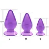 NXY Anal toys Large medium small set soft silicone strong suction transparent anal beads butt plug insert BDSM anus sex toys for m7919787