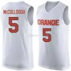 Nikivip Syracuse Orange College # 4 Wesley Johnson Maglie da basket # 5 Chris McCullough # 44 Derrick Coleman Mens cucita personalizzata Qualsiasi numero Nome