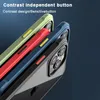 Schokbestendige telefoonhoesjes voor iPhone 13 12 11 PRO MAX XS XR X SE 7 8 Plus Clear PC Back Soft TPU Bumper Cover