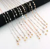 Simple Copper Gold-plated Glasses Chain Anti-slip Drop-proof Face Mask Necklace Holder Eyeglasses Lanyard