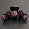 Women Crystal Hair Clips Big Rhinestone Claws Crab Hairpins Barrettes Ponytail Girls Accessories