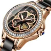 Montre Femme Sunkta Rose Gold Women Quartz ES Damska Top Marka Luksusowa Kobieta Wrist Watch Dziewczyna Zegar Żona Gift + Box