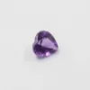 5 mm Herzschliff natürlicher Amethyst loser Stein Echte Natura Amethyst lose Edelsteine Perlen für Schmuck DIY H1015