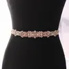 Wedding Sashes Belt Bridal Belts And Clear Crystal Rhinestone Ribbon For Dress Bridesmaid Prom Gowns B447320959