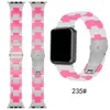 Lyxhartsrem för Apple Watch 45mm 41mm 44mm 42mm 40mm 38mm Bands Fashion Bracelet Watchband Iwatch Series 7 6 5 4 SE Smart Tillbehör