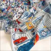 Designer Silk Head Sjaals voor Vrouwen Zijde Sjaal Handgerolde randen 90 Zijde Sjaal Top Hals Foulard Femme Soie de Marque de Luxe 210914