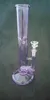 purple CFL Glass hookah DAB rig smoking set pipe 14mm joint bong factory direct price concessions