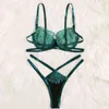 NXY SEXY SET THONGS V-String Panties, Transparent BRA Set Underkläder Floral Lace Bralette Sommar Sexig Sats Ladies Panty Underkläder 1127