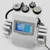 6 em 1 máquina de emagrecimento 40K Cavitação de lipoaspiração ultra-sônica 8 pads laser vácuo RF cuidados com a pele salon equipamentos de beleza spa