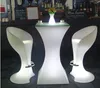 New Commercial Furniture Led illuminated Bar Chair seat waterproof light up stool chair outdoor use with remote control