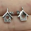 Charms per casette pendenti antichi, gioielli in argento tibetano vintage, accessori gioielli fai da te per collana braccialetto 17 * 15 mm