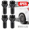 For BMW 4pcs M14 x 1.25 Wheel Lug Bolt Nut Steel 36136781151 Universal Support X3 X5 E70 E71 F20 F25