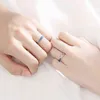 Pierścienie Eleganckie pierścienie dla kobiet Mężczyźni Okrągły kształt Trend Meteory Prysznic Otwarcie Regulowany Pierścień Biżuteria Prezent Panie pierścienie 2021 G1125