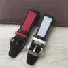 Cuma Strap Serisi P3C 04 09 Mekanik Tuval Deri 28mm Su Geçirmez Bilek Band Bilek Kemeri219J