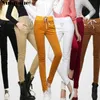 High Waisted Corduroy harem Pants Womens Stretch Women Trousers Cotton Women's Plus Size 27-40 Female 210608