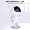 Astronaut Star Light Sky Galaxy Projector LED Lamp Nightlight Spaceman Table Lamp Romantic Atmosphere Projection Lamp H0922269Q