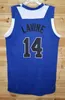 Cutom Zach Lavine 14 # Bothell High School Basketball Jersey cousé bleu tout nom de numéro de numéro S-4xl