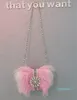 Designer- Moda Rhinestone Night Bag Astruk Feather Bag Diagonal Cadeia de ombros Bolsas femininas271Q