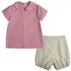 Set di vestiti per neonato Bambini Boutique Abbigliamento Completo Camicia di cotone infantile Pantaloni Bambino Ragazzi Abiti spagnoli Festa di compleanno Spettacolo 210309