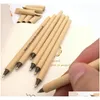 Can Printing Logo High-end Gel Pen Fashions Simple Green E-friendly Kraft Paper Shell Penne Office School Student Supp jlldDD mx_home