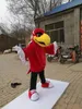 Traje de mascote de águia vermelha adulto de carnaval de alta qualidade Imagens reais de festa de luxo pássaro falcão falcão traje de mascote299b