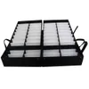 64pcs portable sunglass sales reps display storage compact-sized box eyeglass suitcase eyewear brief case sample carrying bag with stackable trays