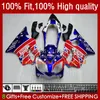 Injectie Mold Lichaam voor Honda CBR 600F4I 600CC 600 F4I FS CC F4 I 04-07 Rood Grijs Voorraad 55NO.101 CBR600F4I CBR600FS 2004 2005 2006 2007 CBR600 F4I 04 05 06 07 OEM FACEERS KIT