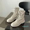 Botas plataforma plana plataforma rocha sapatos mulher zipper rodada dedo do pé tamancos verão lolita baixa borracha montando branco meados bezerro senhoras meados de bezerro casco