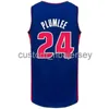 Mens Kvinnor Ungdom Mason Plumlee # 24 Swingman Jersey Stitched Custom Name Any number