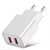 Draagbare Snelle Snelle Dual Usb-poorten Eu US Lader Ac power Adapters Voor Iphone 6 7 8 plus xr Samsung lg