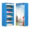 En vente est Russie stock étagère à chaussures armoire économiseur d'espace organisateur de démarrage étagère meubles de maison bricolage assemblage non tissé Y200527