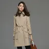 blue trench coat womens