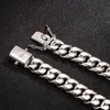 Kettingen Italië Ontwerp Mode Mannen 100% 925 Sterling Zilveren Ketting Klassiek Dikke 12mm 22 tot 28 Inch Curb Cubaanse Ketting Man Sieraden