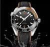 (Qualquer estilo de relógio Venda) Venda quente Sea Good Mens Watchmaster Series Preto Face Alta Movimento Automático Original Strap Relógios