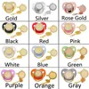 DHL Favor Luxury Baby Pacifier Sublimation Silicone Pacifiers Kid Clip Holder Chain Feeder with Broken Diamond gifts