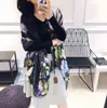 2021 classic spring/summer high quality scarves 180-90cm travel fashion flower scarves for men and women