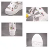 Fashion Platform Sandals Women 2021 Summer Floral Print Hollow Out Ladies Peep Toe Sandals Party Wedding Dress Wedge Pumps Y0721