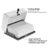 CHUANGDIAN Wall-mounted Bathroom Tissue Dispenser Box Holder for Multifold Paper Towels Kitchen Toilet Boxes 210818