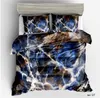 Bett-Kissenbezug, Bettbezug, Steppdecken-Set, weich, atmungsaktiv, leicht, moderne Marmor-Polyester-Bettwäsche, Bettdecke, 36 Stile