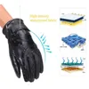 Unisex Electric Heased Glove Vattentät Moto Pekskärm Batteridriven Värme Vinter Motorcykel Racing Fiske Skidhandskar H1022