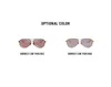 Kobrandowe modele projektant okularów przeciwsłonecznych świątynie z włókna węglowego Kang Eye Polaryzujące soczewki mężczyźni i kobiety okulary 8313M2385935