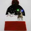 Chapeau tricoté à Led personnalisé de noël 2021/chapeau de bonnet à Led/chapeau d'hiver à Led