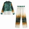 Stylish Women Pant and Top Spring Fashion Modern Lady Loose 2 Pieces Set 210602