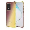 2021 Caso de Air TPU à prova de choque para Samsung A40 21s A50 30s 50s A60 M40 A70 A7 A2 Gradient Color Voltar Capa Macio Transparente Casos