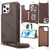 Mode telefonfodral för iPhone 15 Pro Max 14 15 Plus 13 12 11 14 Pro Max XR XSmax Shell Leather Multifunction Card Package Storage Wallet Cover