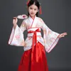 Vêtements de scène ancien Costume chinois enfants enfant sept fée Hanfu robe vêtements danse folklorique Performance traditionnelle pour les filles241E