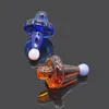 Coloful Glass Carb Cap smoking accessories Dome for Quartz Banger UFO Shape Thermal Airflow Banger Nails Dab Oil Rigs hookahs Bongs Water Pipes Directional