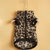 Dog Apparel Cat Costumes Pet Clothes Winter Warm Dogs Vest Coat Clothing Cute Leopard Print Pattern Wool Knitting Cotton Pullover5231041