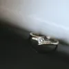 Bague pour femmes Style Simple zircon cubique anneaux de mariage couleur or clair bijoux de mode KBR103