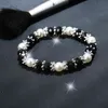 Fashion Shiny Colorful Bangle Rhintone Faux Pearl Charm Bracelets for Women Wedding Jewelry Birthday Gift Drop Shipping
